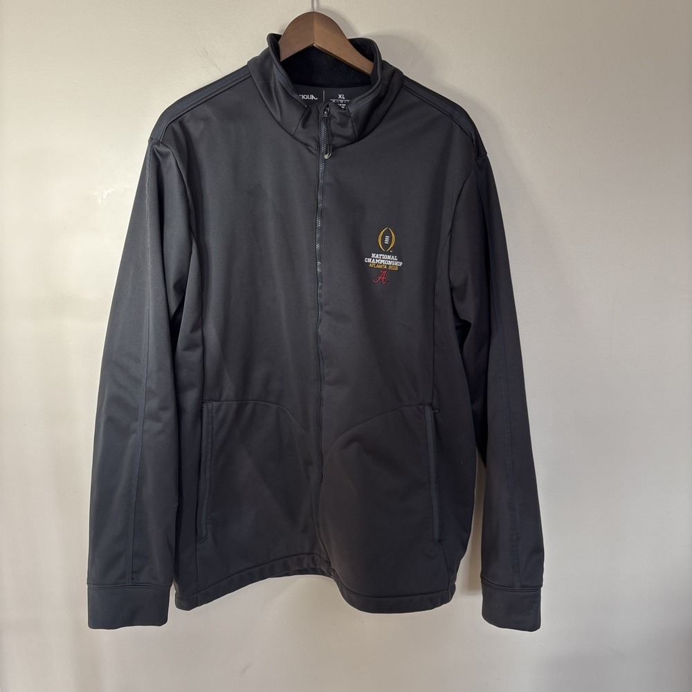 Alabama Men's Antigua Soft Shell Jacket 2018 National Championship Black XL‎
